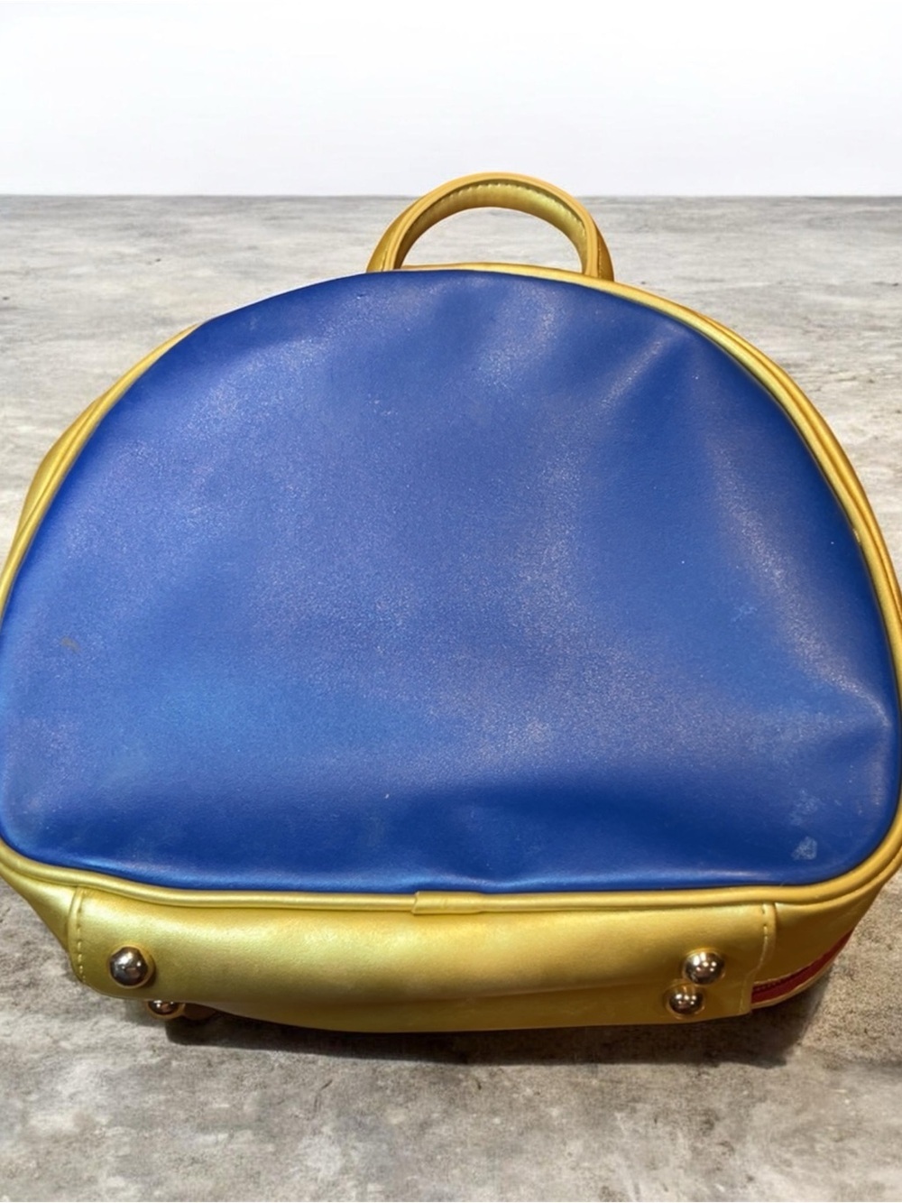 Disney 1937 Snow White Collection Makeup Bag Gold/Blue/Maroon Soft Embroidered - Picture 5 of 9